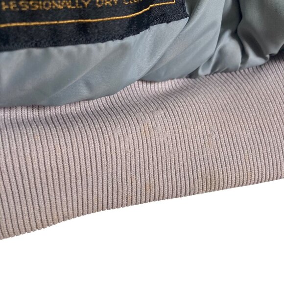 Vintage Eddie Bauer Goose Down Puffer Vest Womens Small Gray Utility Snap Zip - Picture 11 of 14